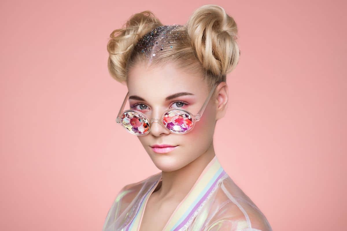 maquillage holographique