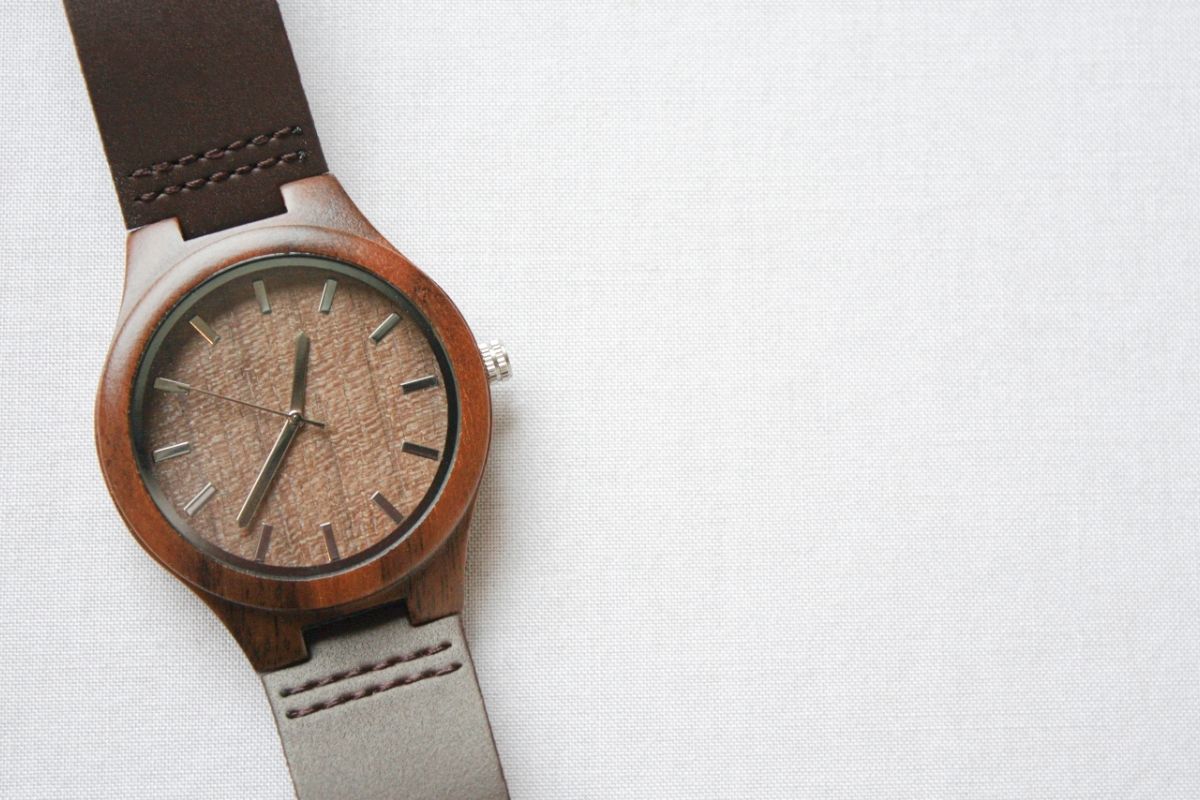 montre en bois